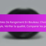Meubles De Rangement En Bouleau: Choisir le style, Vérifier la qualité, Comparer les prix